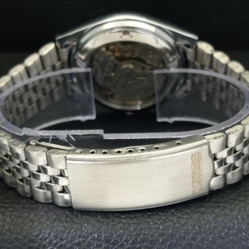 REFURBISHED VINTAGE SEIKO 5 AUTOMATIC 6309A JAPAN MENS BLUE DIAL WATCH A440874-d