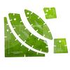 Polygon Transparent DIY Sewing Quilting Templates Patchwork Ruler Handmade Practical Tool 5Piece