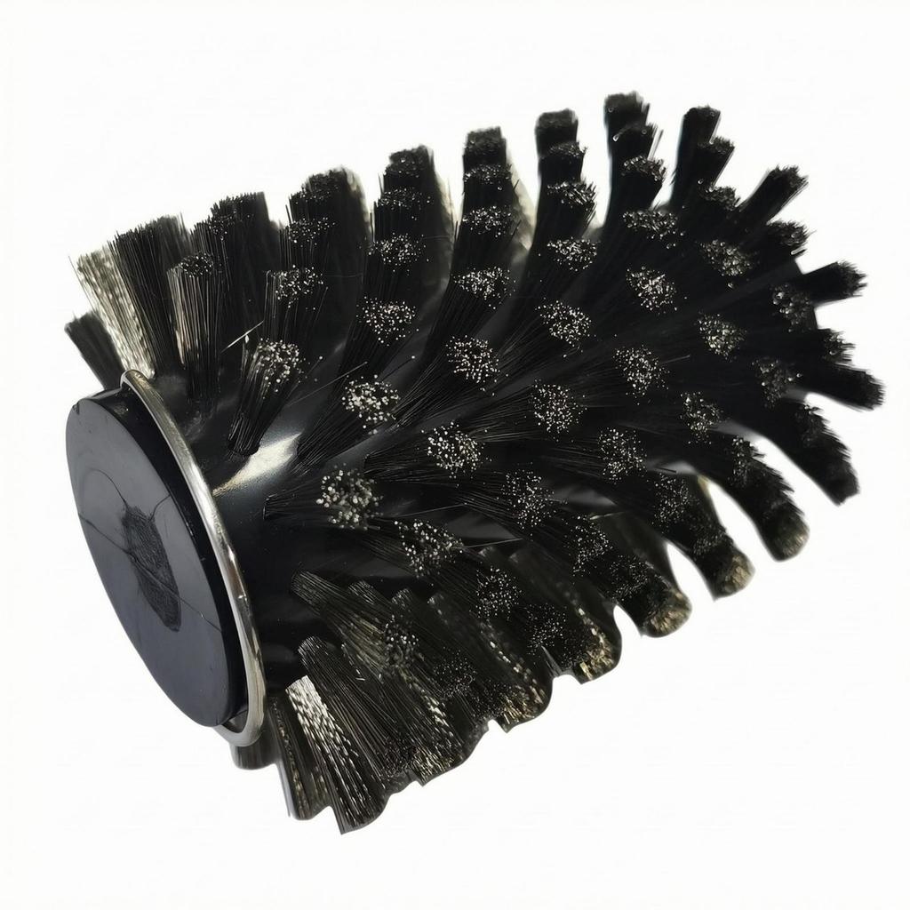 Electric Barbecue Cleaning Brush HeadDense Bristles Grill HeadCylindrical Head