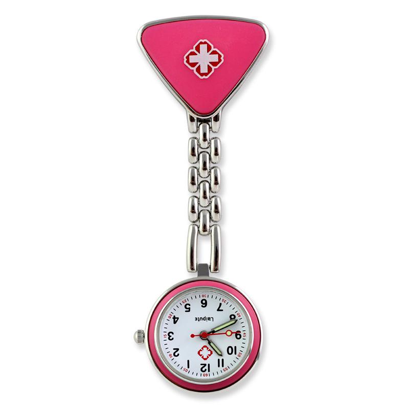 Leppte Luminous Nurse Watch: Clip-on Retro Pocket Breast Watch for Women, Cute Student Engraving