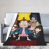 Stranger Gravity Falls Blanket Plush Funny Warm Throw Blankets for Home Restaurant Autumn/Winter