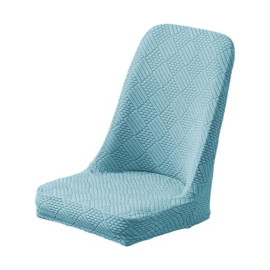 Чехол на стул Высокая эластичность Всеобъемлющий дизайн Защитная посадка Скрытая эластичная полоса Меньшее скольжение Супермягкий чехол на стул синий