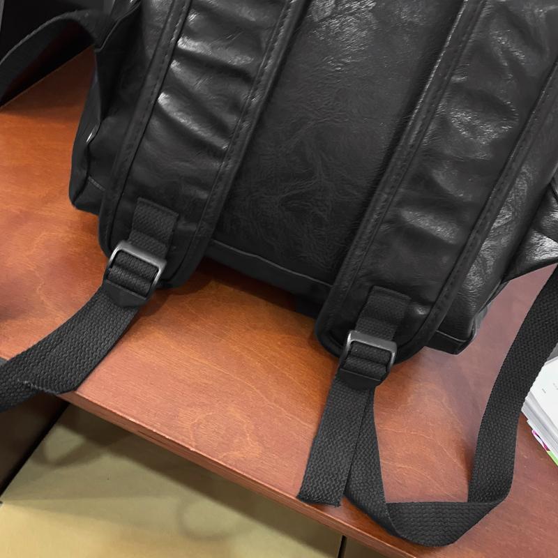 Frauen Große Pu Leder Rucksäcke 2024 Winter Koreanische Mode Einfarbig Vintage Rucksack Dame Reise Retro Grün Zurück Packs