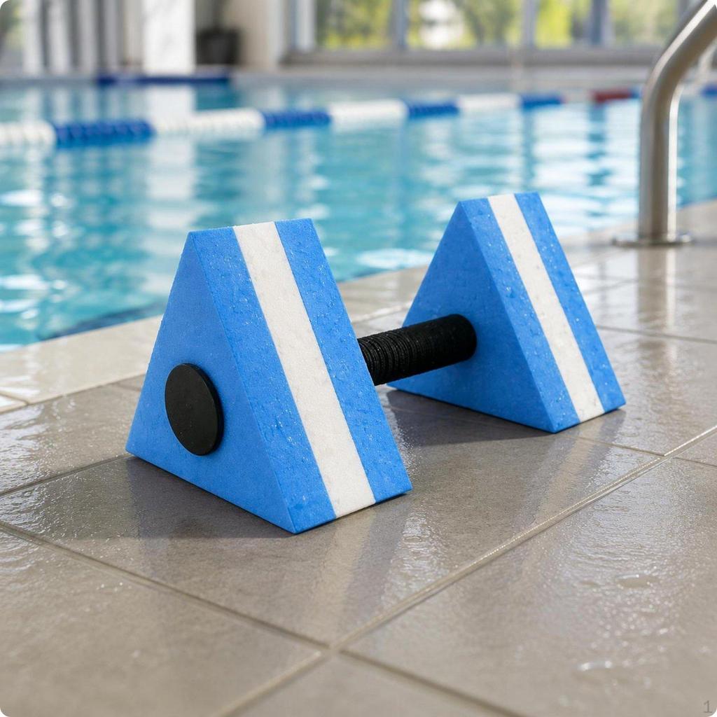 Triangle Water Dumbbell Easy To Grip EVA Lightweight Jogging for Children,