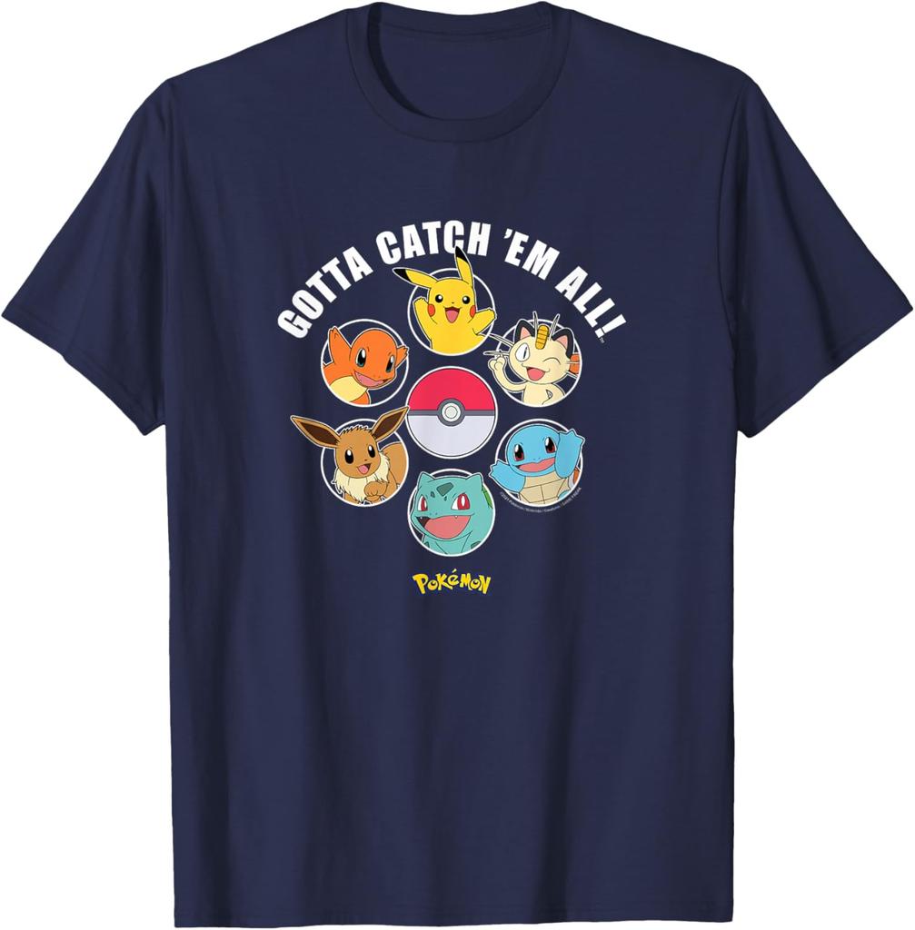 Pokémon - Gotta Catch Em All Gruppe T-Shirt S-4XL Unisex