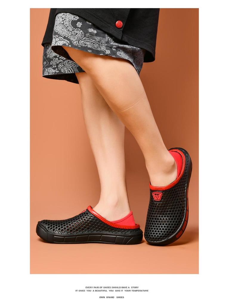 Men's Breathable Outdoor Garden & Beach Shoes - Lightweight, Comfortable, Wear-Resistant