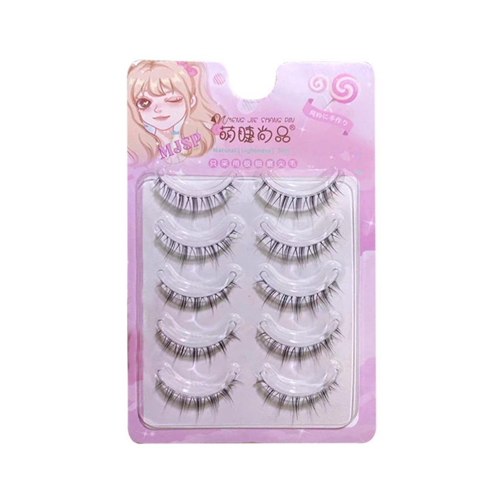 

Lashes Extension Fluffy False Eyelashes Dense Thick Curled Up Eyelashes Women/Girls