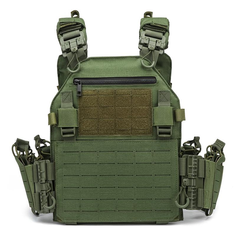 Convenient MOLLE Tactical Vest for Military Enthusiasts One Size