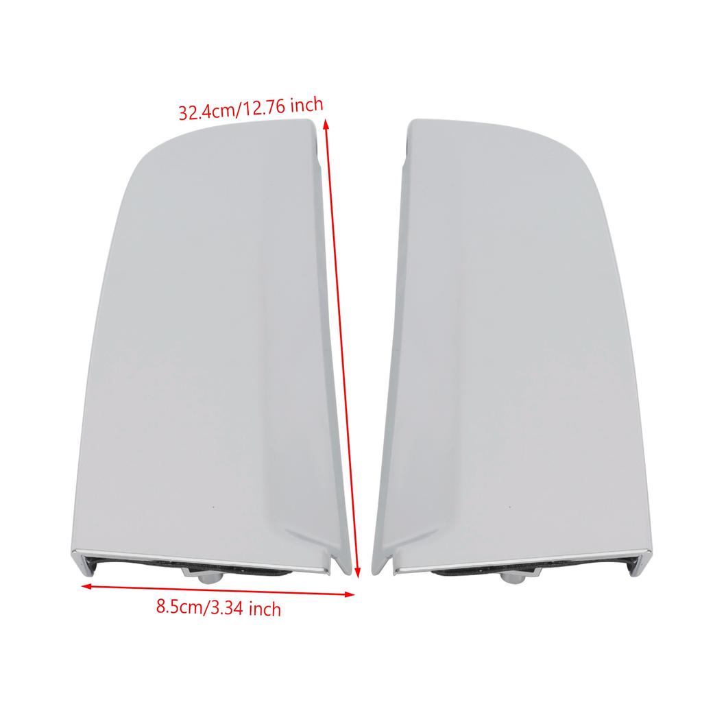 2x Chrome C Pillar Rear Door Cover Exterior Molding Trim For KIA Sportage 11-16