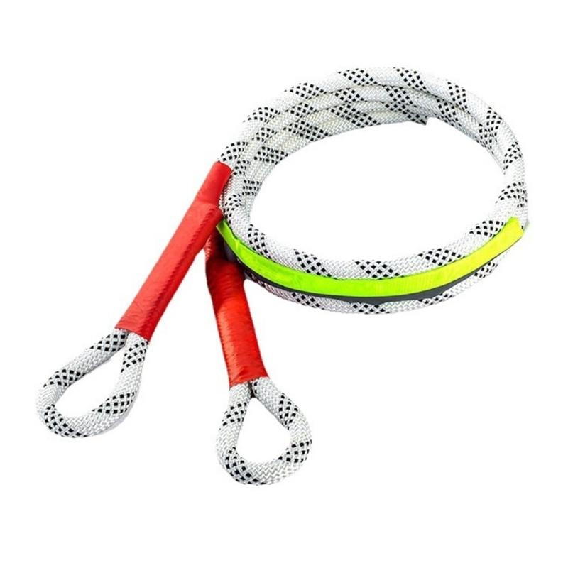 Strong High Load Bearing Tow Strap Recovery Belt, 10 Ton, Equipped with Safety D Rings and Night Reflective Technology