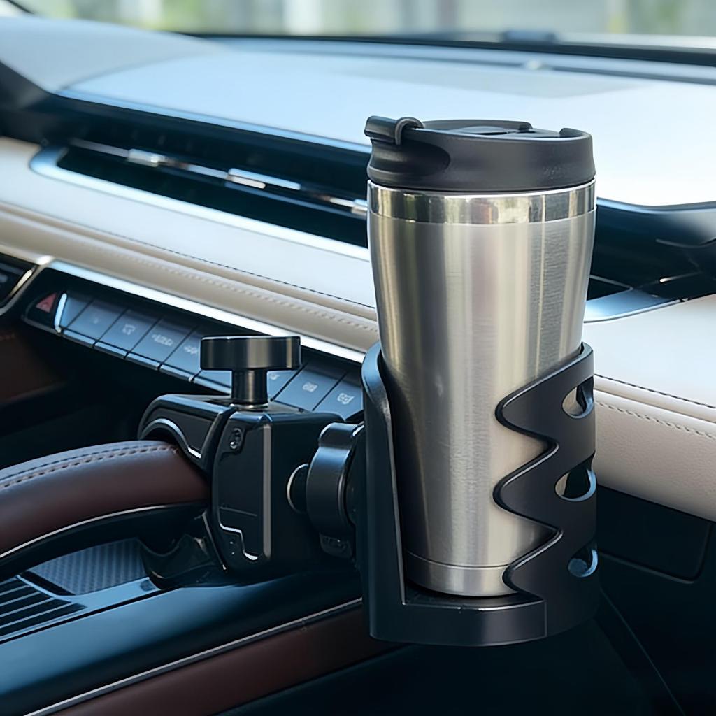 Adjustable Car Water and Kettle Holder – Multifunctional Cycling and Interior Cup Clamp Accessory