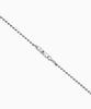 Valik [925 Silver] No. 88 Green Tag Ball Chain Bracelet