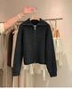 Women's Heavyweight Wool Zipper Cardigan – Autumn/Winter, 100% Pure Wool, Lapel Sweater Knit, Loose Fit Outerwear