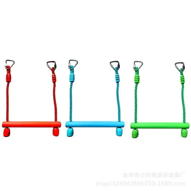 Kids Fitness Rings Climbing Game Toy Outdoor Training Activity Safe Sports Rope Swing Hanging Rings Children Climbing Equipment