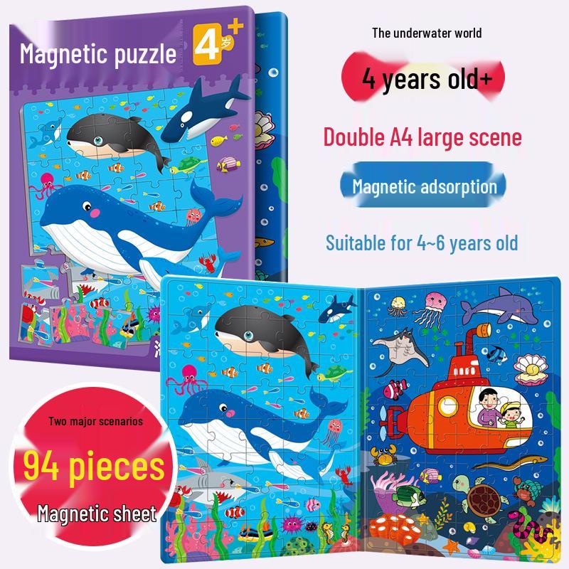 Children s Advanced Magnetic Educational Puzzle Toy for Ages 2-8