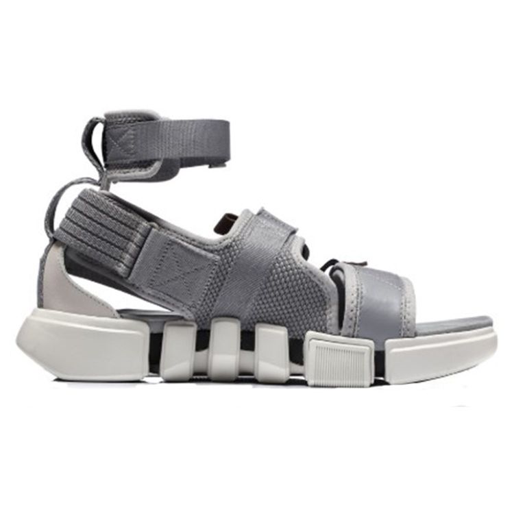 Li Ning Paris Fashion Week Beach Sandals Men Sandals Gray AGBN079-4