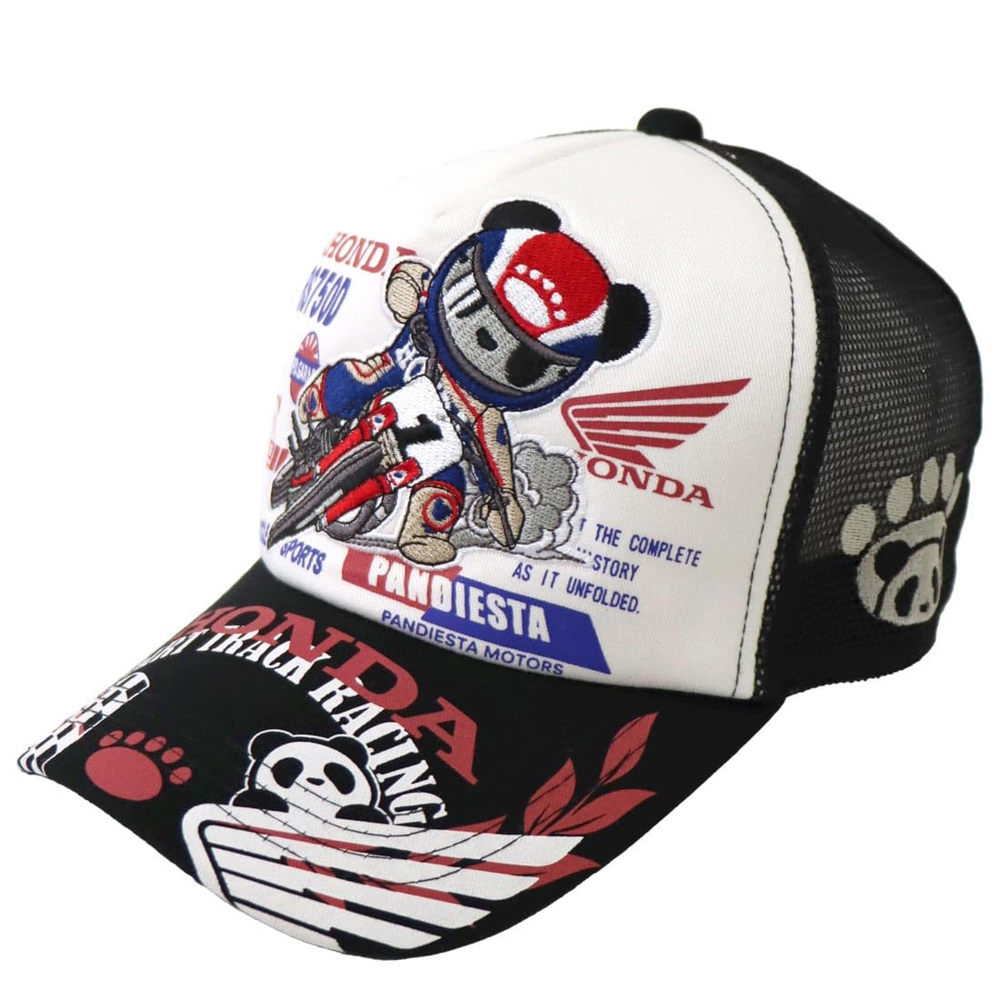 

Кепка Honda PANDIESTA для мужчин, коллаборация, Panda RS750D, японский узор, белая, 564507-00, бесплатная доставка
