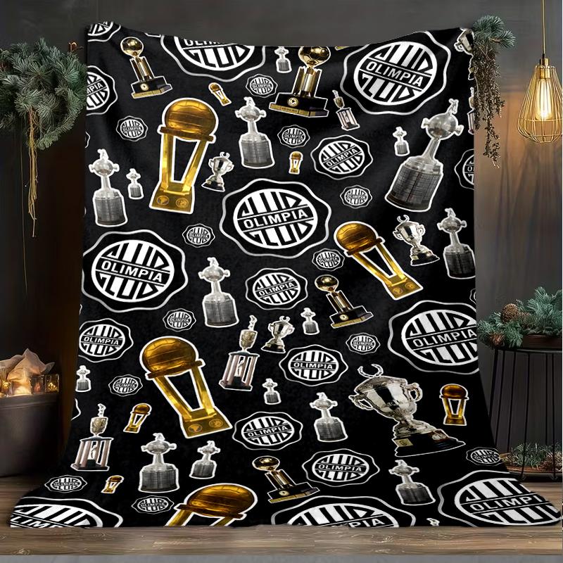 1PC Love For Atlético  Printed Soft Flannel Blanket Throw for Adult Bedroom Living Room Sofa Camping Travel Fan gifts Christmas Gifts