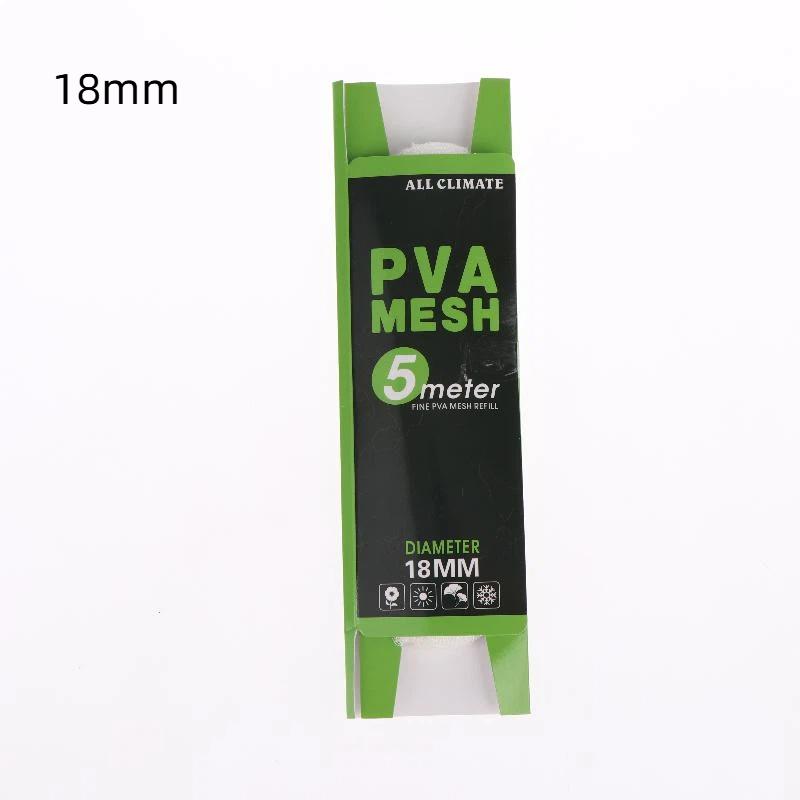 Pva Soluble Mesh Feeder Carp Fishing Lure Refill Rig Hook Bait Wrap Bag 500X18/25/37/44Mm Water Soluble Bait Thrower For Fishing