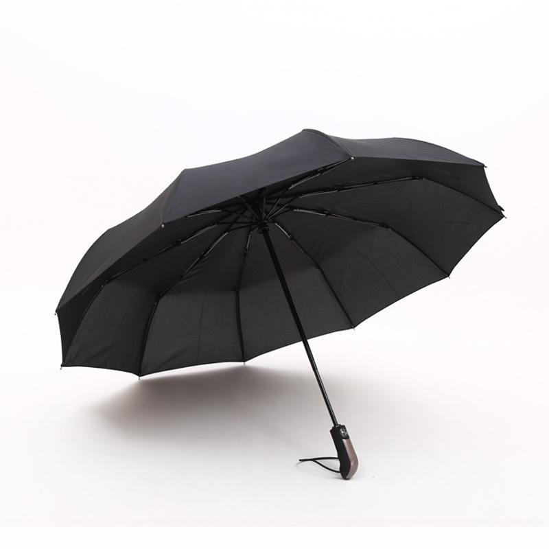 Umbrella Folded Sunshine Rain Three-fold Gift Umbrella Reinforced Wind-resistant Vinyl Sunscreen Parasol