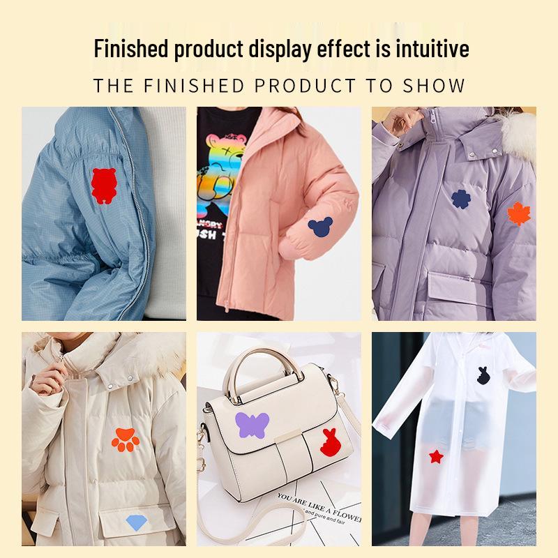 Černá samolepicí omyvatelná záplata pro bezešvé opravy péřových bund