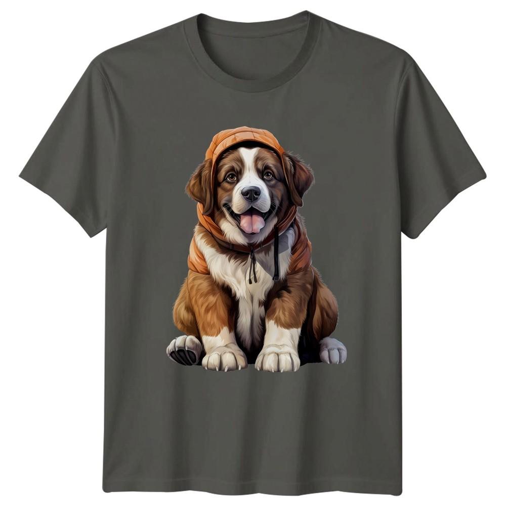 Winter Dog Animals Graphic Tee Unisexs TShirt Unisexs Tee Cute Puppy Top S