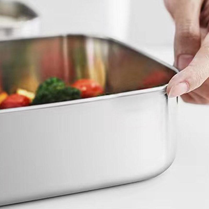 Separate Bento Lunch Box 304 Stainless Steel Lunch Box Baby Child Student Outdoor Camping Picnic Bento Box Tableware Sealed Box