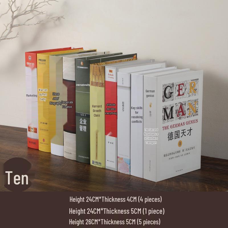 Xianci Chinese Office Decorative Fake Book for Study or Shop Display