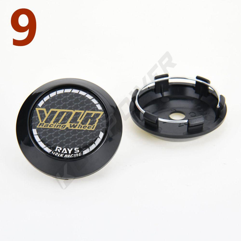 4 Piezas Diámetro Exterior 70MM / Diámetro Interior 63MM Tapa Central Deportiva para Llanta VOLK RAYS Tapa Central de Rueda Tapa de Cubo de Rueda