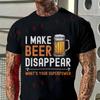 Men High Quality Funny Cotton Moto T-shirt Funny Beer Lover Tshirt Casual O-neck Men Hip Hop Te
