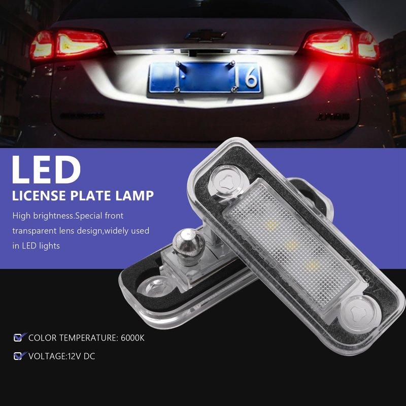 Durable-LED License Plate Light Lamp Error Free For Benz Mercedes W203 5D W211 R171 W219