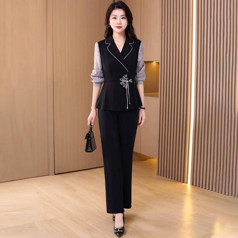 Kebell New Chinese Style Chiffon Two-Piece Set