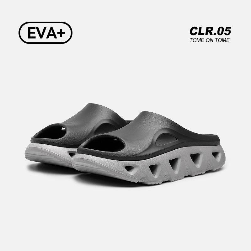 Outdoor sports slippers men's new summer outer wear non-slip increased thick bottom runaway not tired feet breathable cool slippers