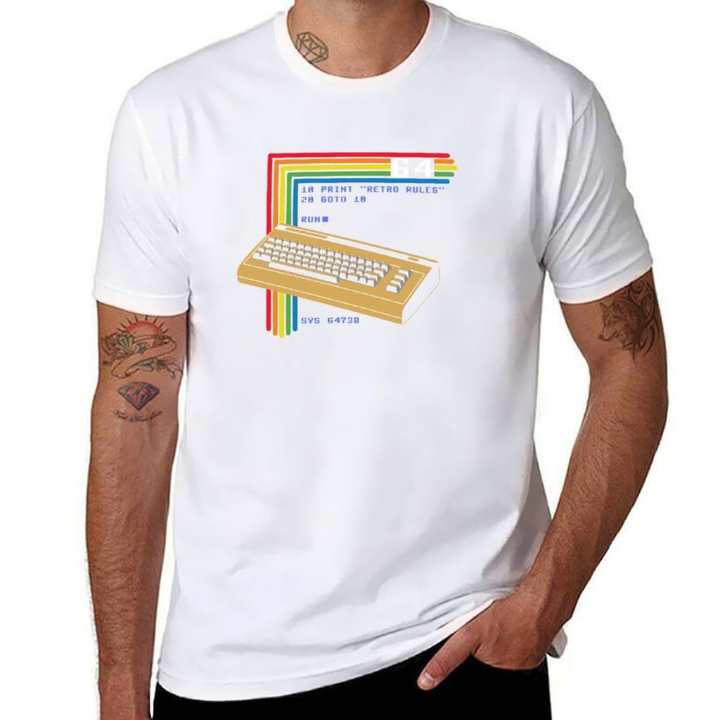 Retro Computer TShirt Holiday Simple Tee Shirt
