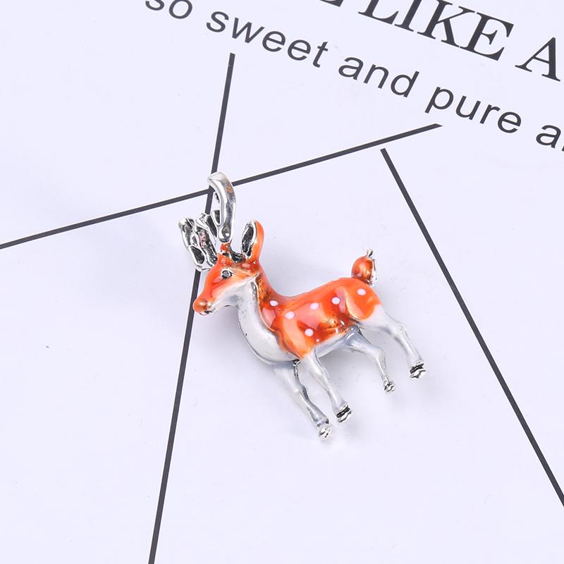3 Colors Available Cute Small Deer Brooches For Women Bucks Sika Deer Animal Brooch Pin Coat Accessories Kids Gift
