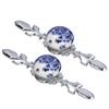 2pcs/set Ceramic Cabinet Handle Modern Simple Style Hand Painted Ceramic Cabinet Knobs1060D Peony