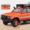Toyota Land Cruiser LC80 Off-Road SUV Simulare Diecast și vehicule de jucărie Sunete și lumină Trage înapoi Mașină 1:24 Model de colecție din aliaj