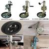 Kiwet Trailer Jack Wheel - 1500 Lb Capacity, Seamless Steel Tube, Labor-Saving Hand Crank, Outrigger Jack for Boats, Campers, Yachts, Caravans (1500 L