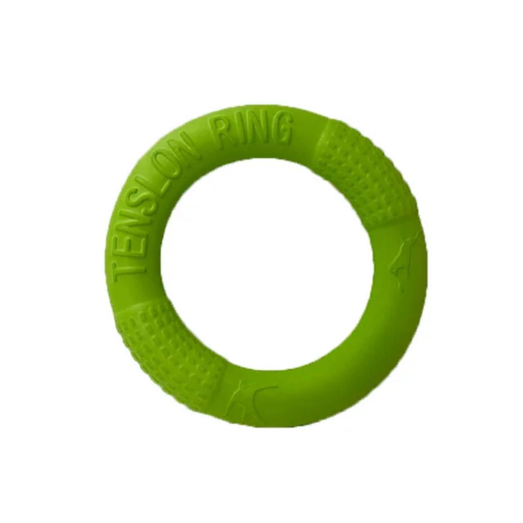 New Interactive 18CM Ring Toy for Large Breed Dogs - Engaging and High-Quality Design for Pulling, Biting, and Flying Play - Dur
