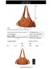 Large Capacity Soft Leather Single-Shoulder Crossbody Bag for Middle-Aged Women - Multi-Layer Casual Handbag