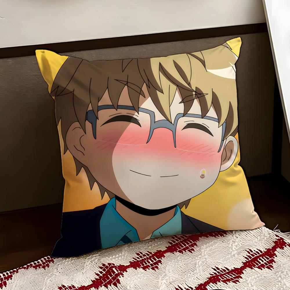 

Anime RRMMJ Cushion Cover Reversible Soft Durable Pillow Cover Home Car MultiScene Use for Daily Comfort 30X30cm