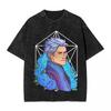 Devil May Cry T Shirt Washed Oversized Streetwear Hip Hop Vintage TShirts for Men Women Clothing Short Sleeve Cotton Tee Shirt