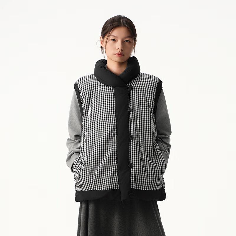 Broadcast Women's Reversible Stand Collar Down Vest