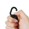 S Shape Carabiner with Lock, 360 Degree Rotation Keychain Carabiner Multifunctional Key Chain Keychain Belt Key Holder