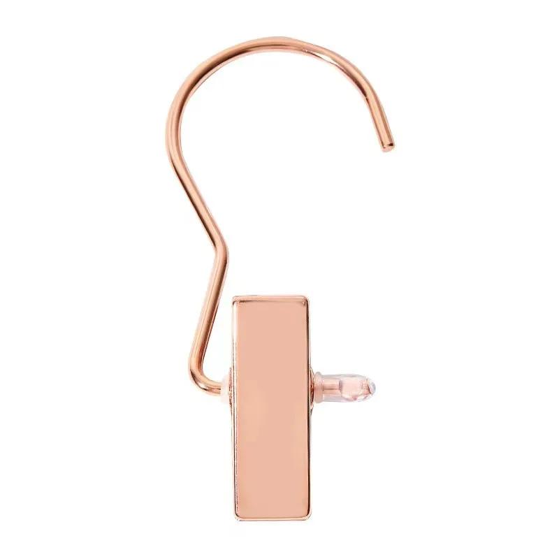 10/20/30 ks Zlaté kovové klipy na kalhoty, Úsporné přenosné cestovní věšáky Klipy na klobouk, ručníky, podprsenky, Domácí prací háčky do skříně