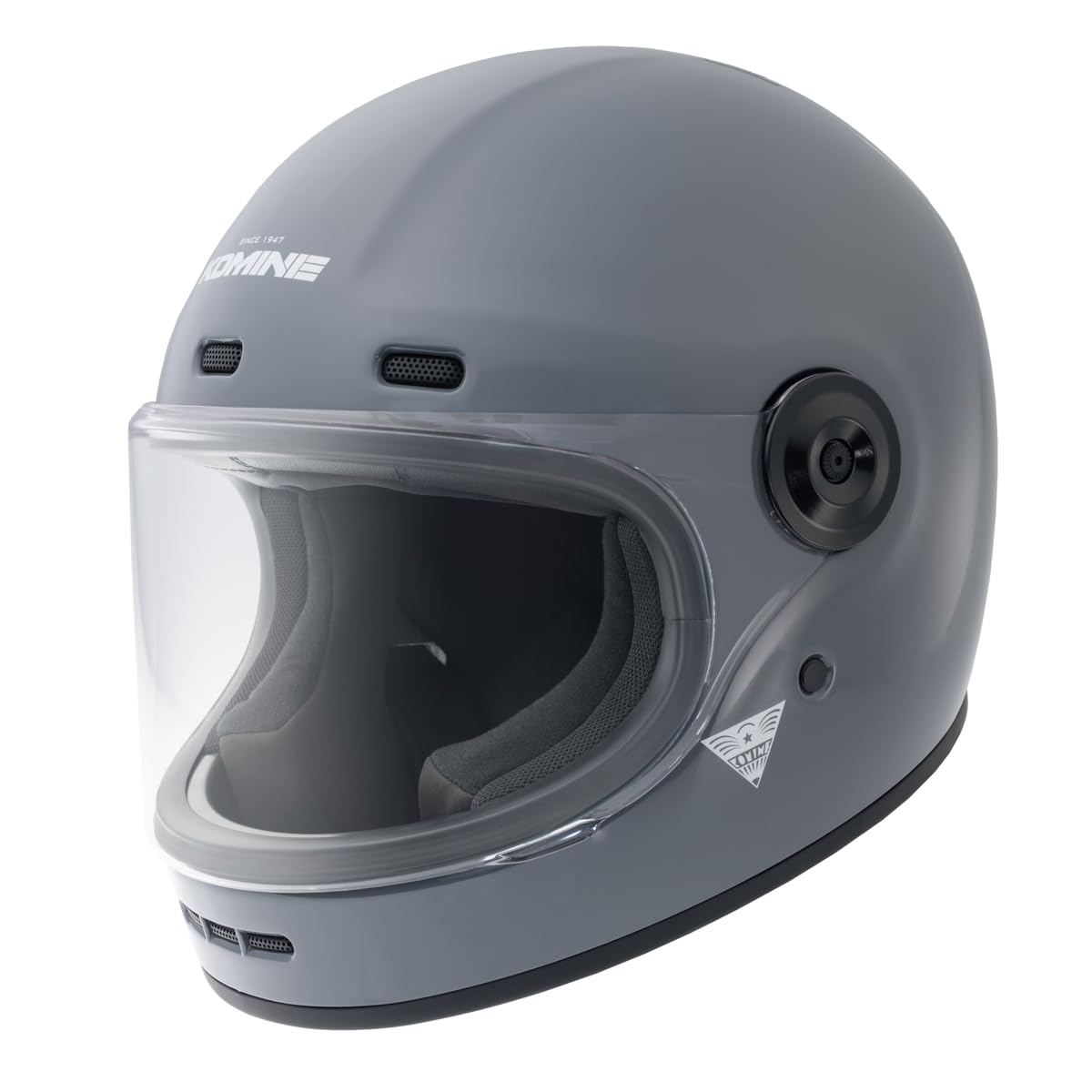 

KOMINE Neo Retro Full Face Motorcycle Basalt Grey L HK-190 Helmet,