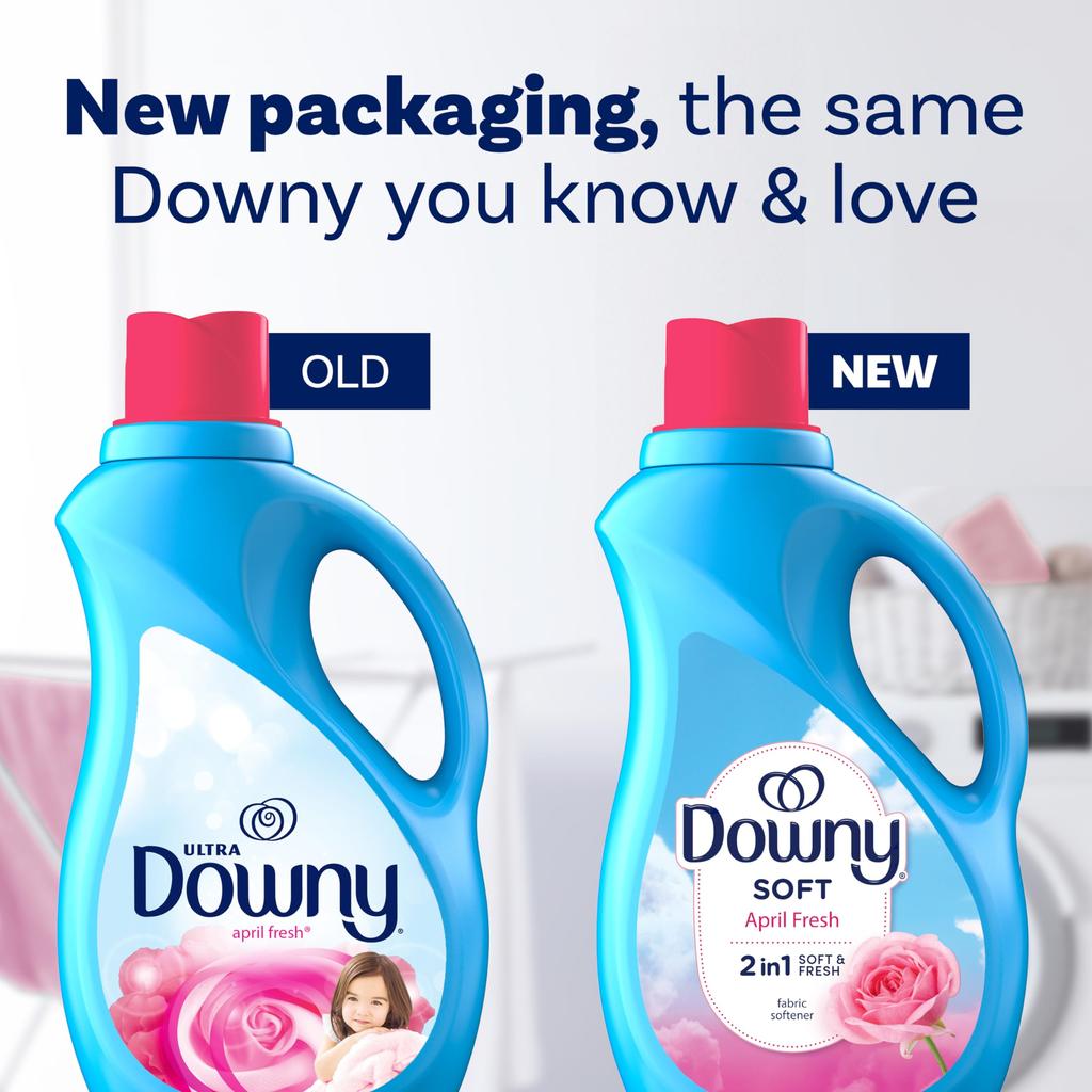 Downy Ultra Laundry Liquid Fabric Softener April 111 fl 150 Loads (Fabric Conditioner), Fresh, oz,