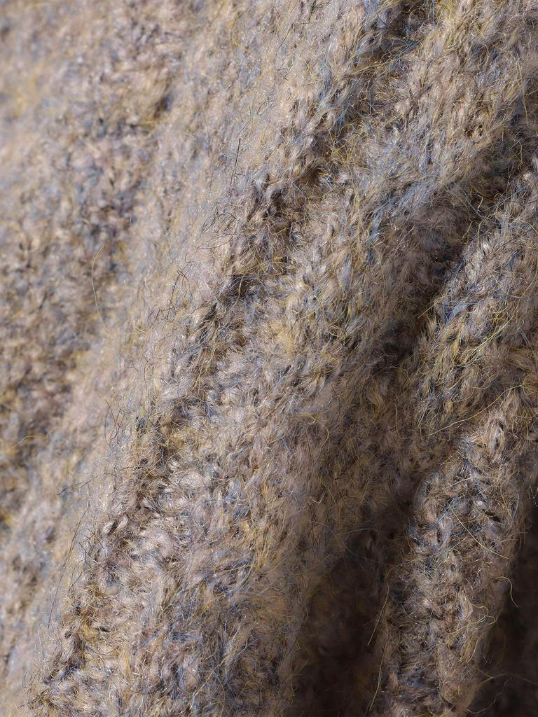 Knit Color D Zip KT PINK ONE SIZE [Beams Heart] L/S o/BIG Women's