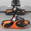 Summer Casual Men's and Women's Same Style Slippers, Thick Soled Massage, Lightweight and Breathable with One Foot, Outdoor Activity Slippers