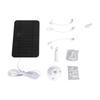 Sun Collector For Security Cameras With Extended Cord And Flexible Mount